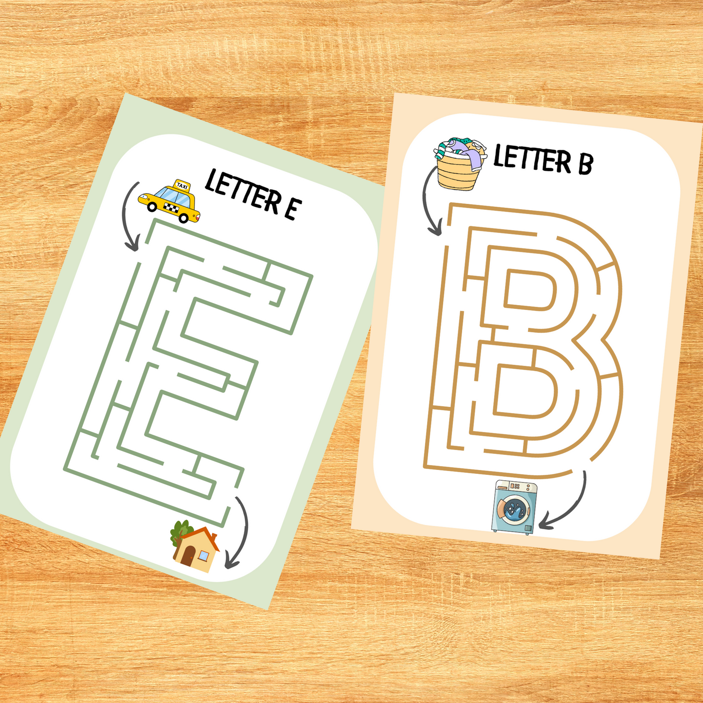 Alphabet & Number Worksheets for Kids (+200 Pages PDF Download)